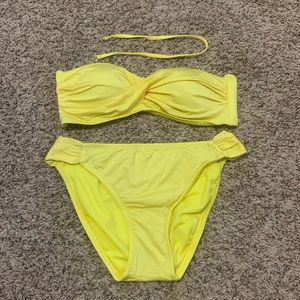 Yellow bikini